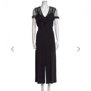 RED Valentino Black Lace Jumpsuit - Pre Owned